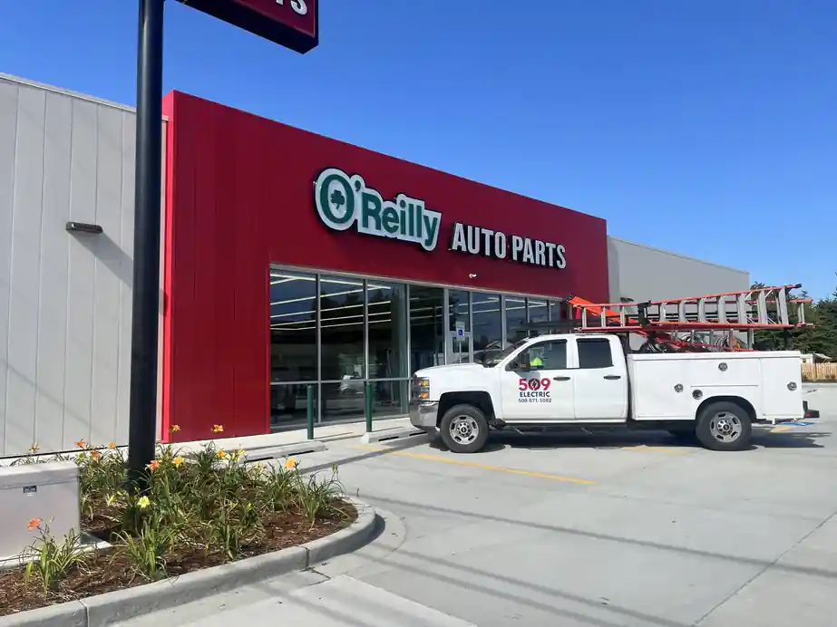 O’Reilly Auto Parts in Burlington, WA electrical work